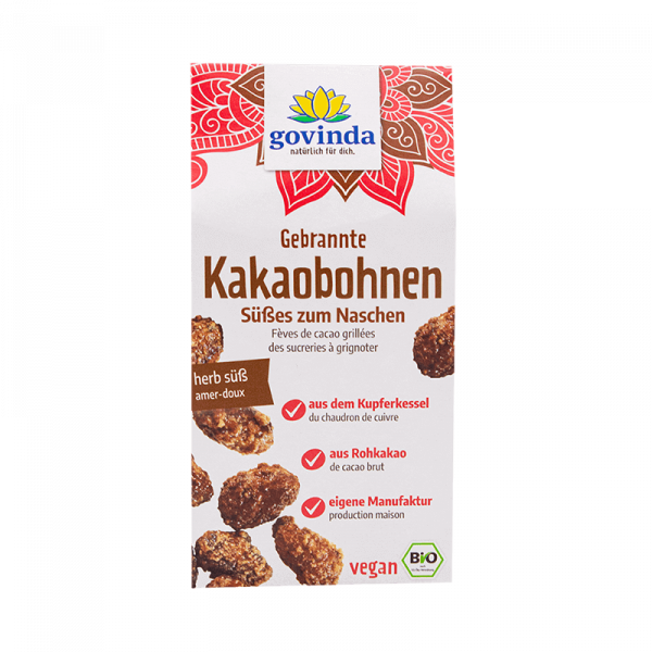 Gebrannte Kakaobohnen-karamellisiert