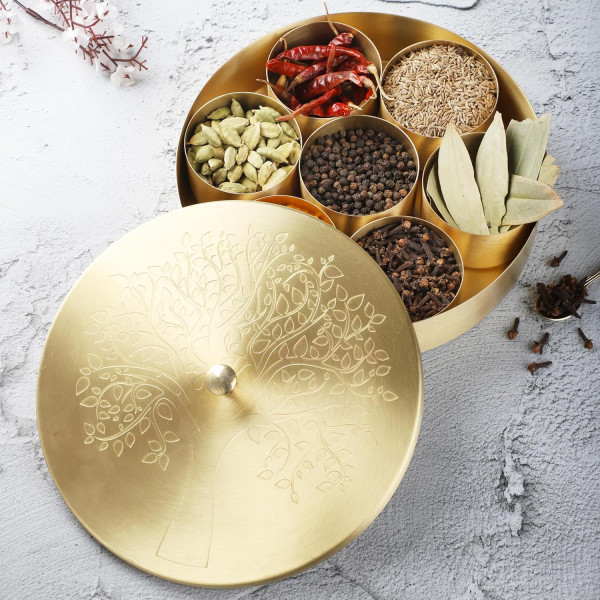 Masala Box (Feinste Gewürzbox) im edlen Design