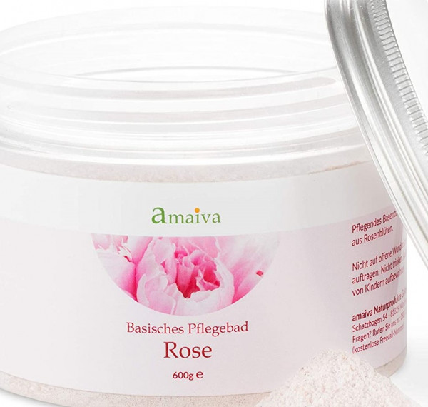 Ayurvedisches Pflegebad mit Rosen