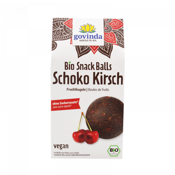 Snack-Balls Schoko-Kirsch