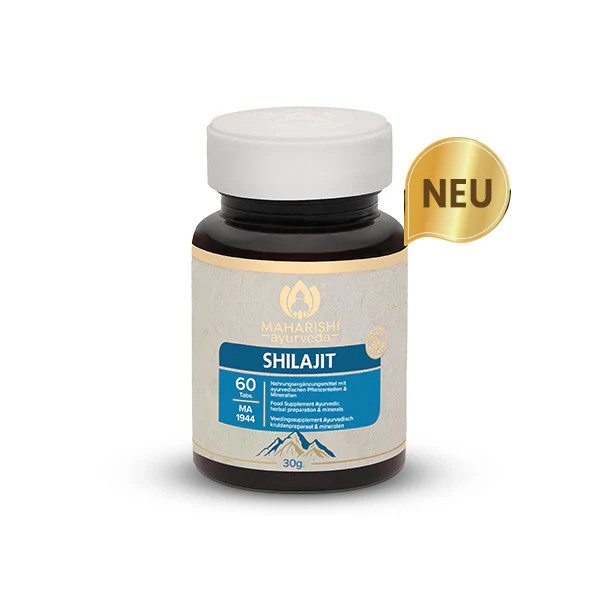 Shilajit (Mumijo Shilajit)-Tabletten von Maharishi Ayurveda (NEU)