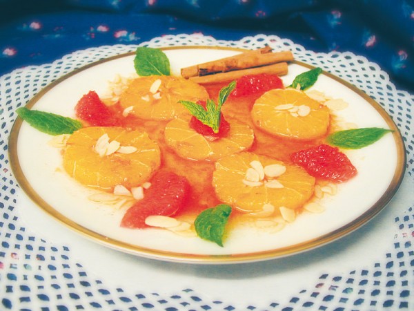 Orangensorbet