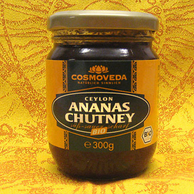 Ananas Chutney in Bio-Qualität